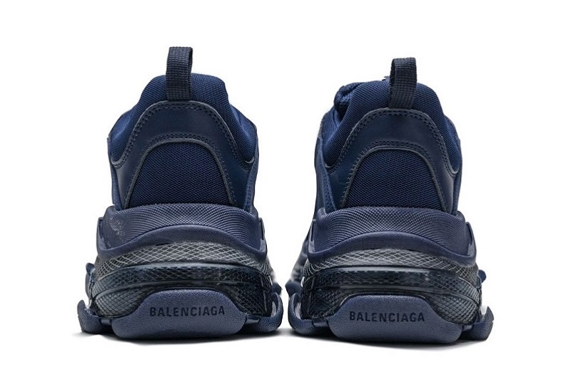 Balenciaga Triple S Clear Sole Dark Blue Reps (5)