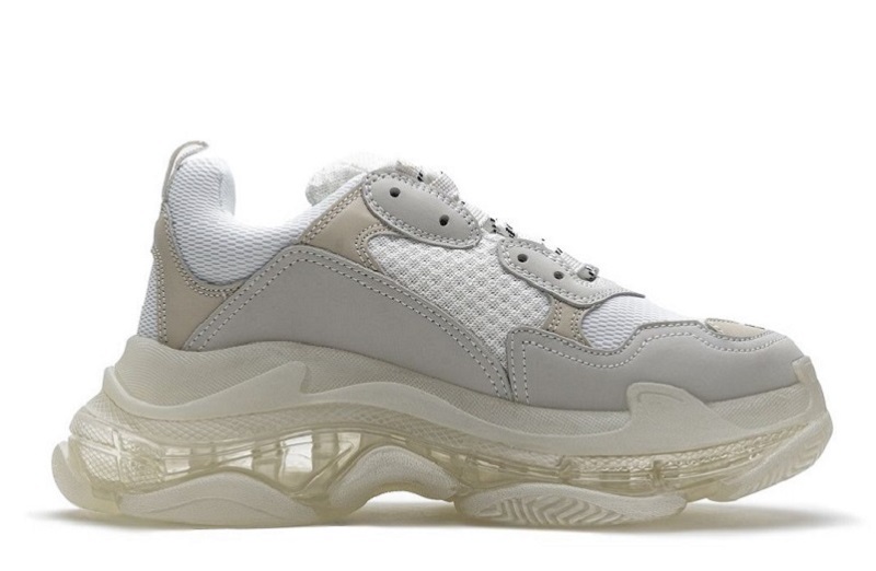 Balenciaga Triple S Clear Sole White Reps (2)