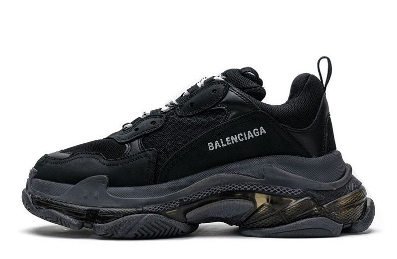 Balenciaga Triple S Clear Sole Black Reps (1)