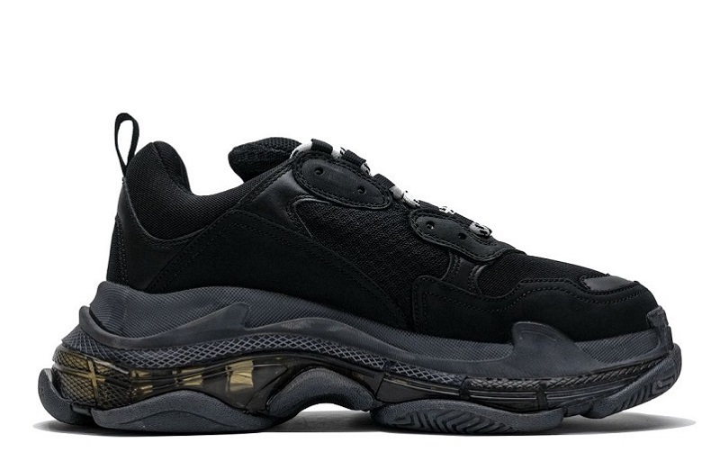 Balenciaga Triple S Clear Sole Black Reps (2)