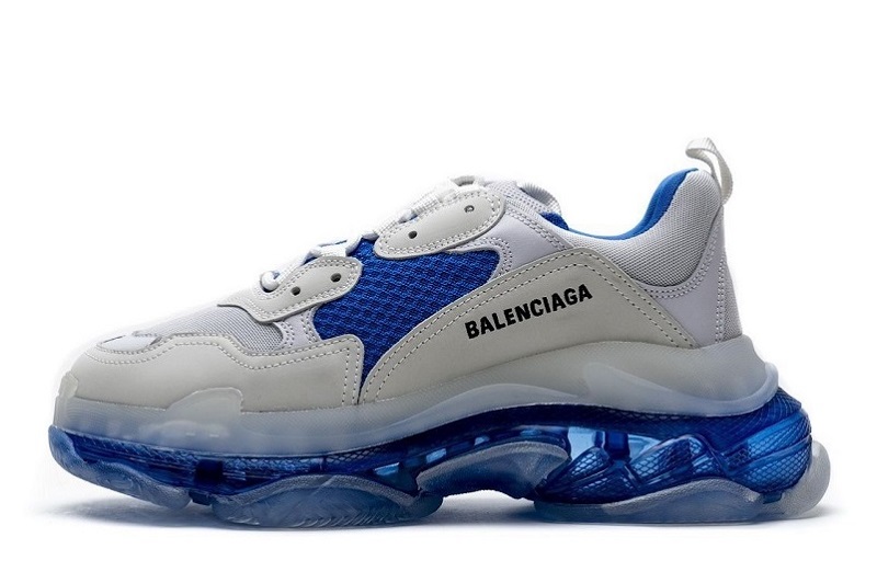 Balenciaga Triple S Clear Sole White Blue Reps (1)