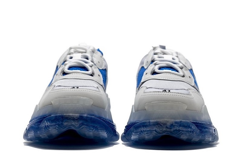 Balenciaga Triple S Clear Sole White Blue Reps (4)