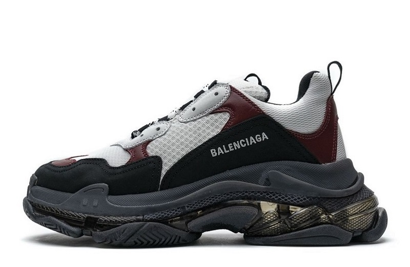 Balenciaga Triple S Clear Sole Black Brown Red Reps (1)