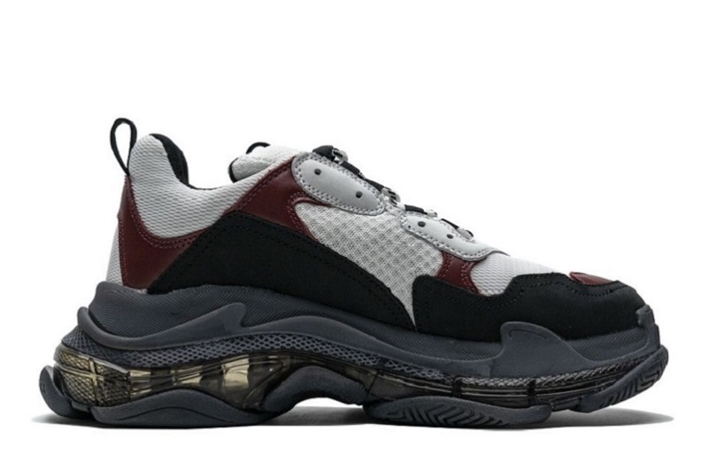 Balenciaga Triple S Clear Sole Black Brown Red Reps (2)