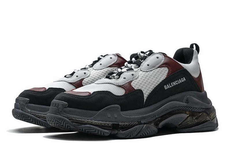 Balenciaga Triple S Clear Sole Black Brown Red Reps (3)