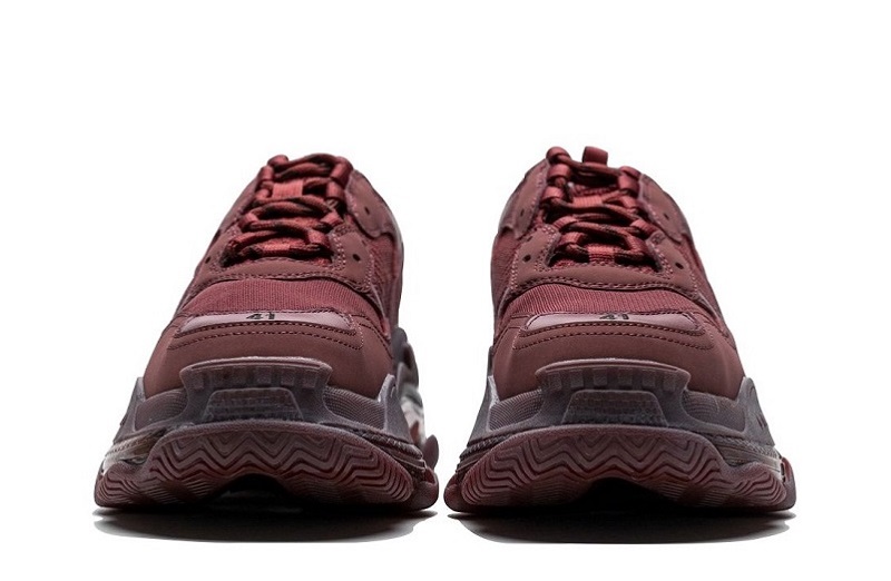 Balenciaga Triple S Clear Sole Red Wine Reps (4)