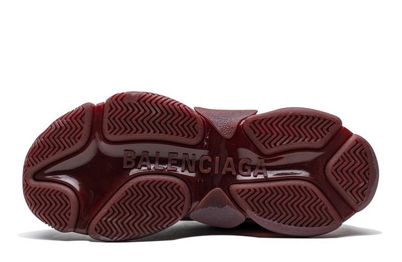 Balenciaga Triple S Clear Sole Red Wine Reps (6)