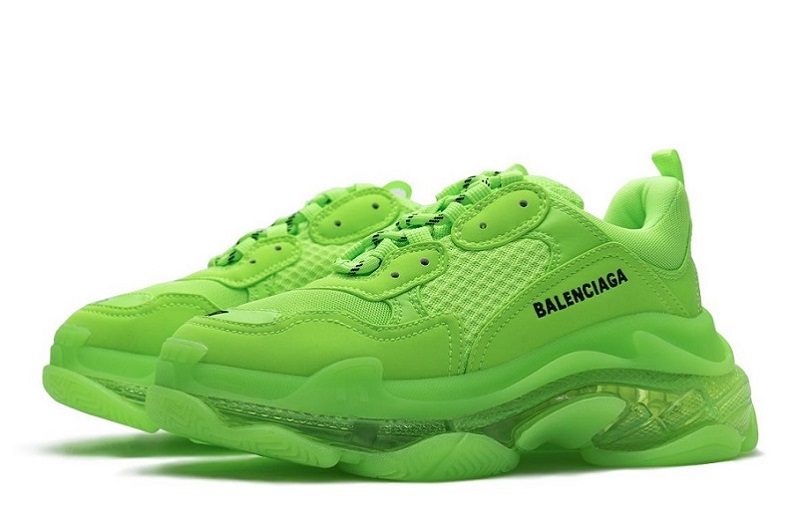 Balenciaga Triple S Clear Sole Fluorescent Green Reps (3)