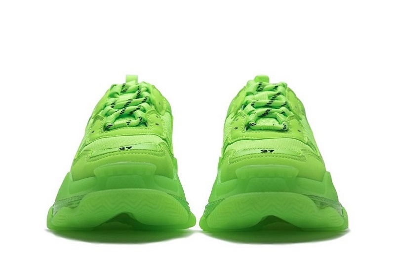 Balenciaga Triple S Clear Sole Fluorescent Green Reps (4)