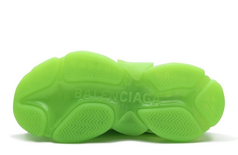 Balenciaga Triple S Clear Sole Fluorescent Green Reps (6)