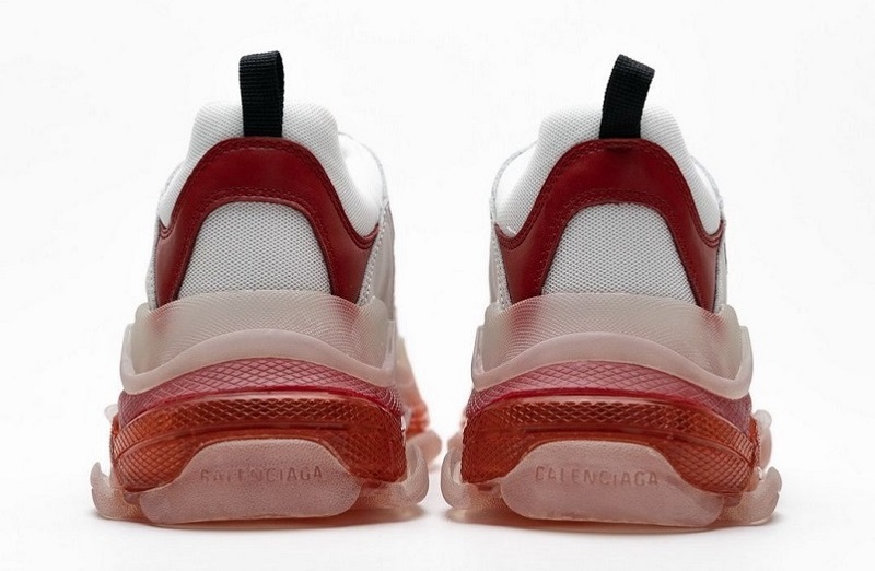 Balenciaga Triple S Clear Sole White Red Reps (5)