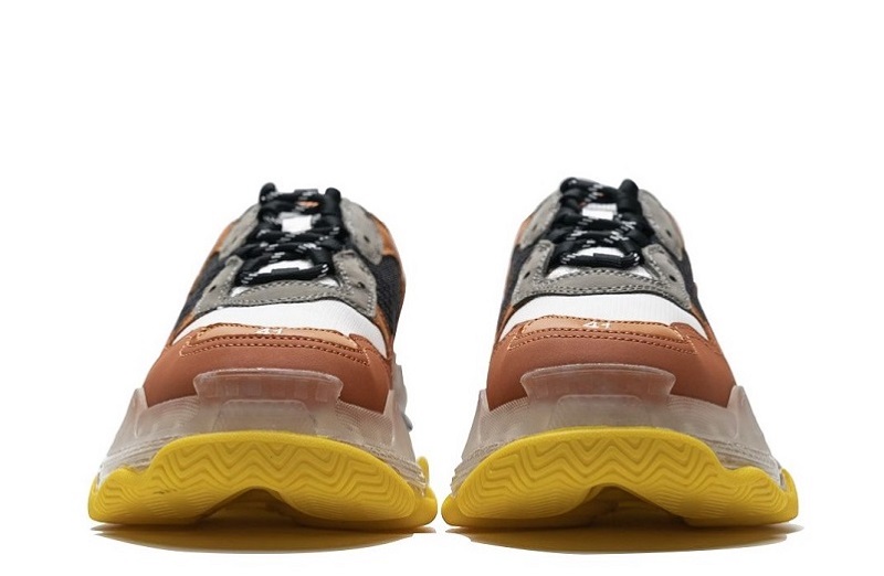 Balenciaga Triple S Clear Sole Black Orange Reps (4)