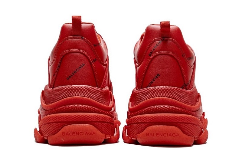 Balenciaga Triple S Letter Bright Red Reps (5)