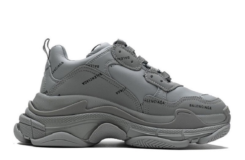 Balenciaga Triple S Grey Black Reps (2)