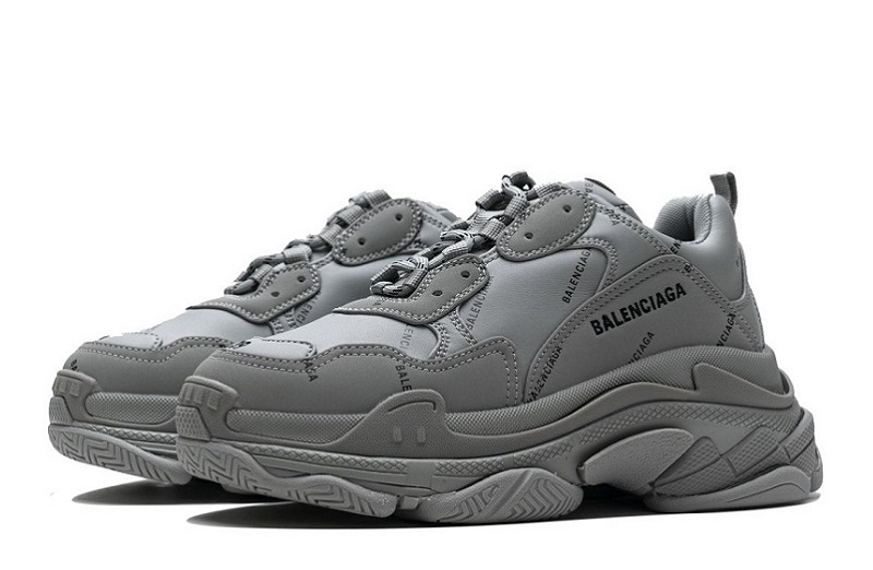 Balenciaga Triple S Grey Black Reps (3)