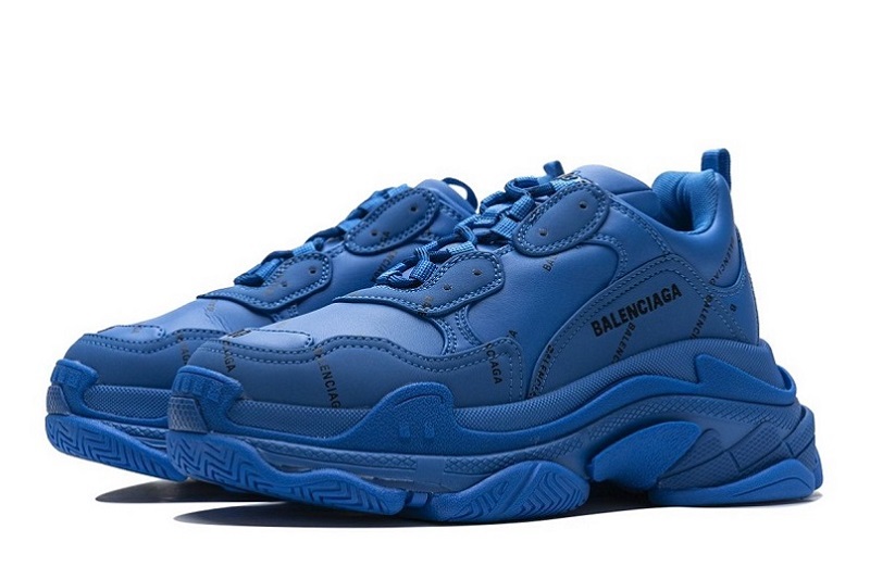 Balenciaga Triple S Letter Blue Reps (3)