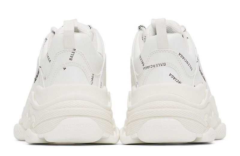 Balenciaga Triple S Allover Logo White Reps (4)