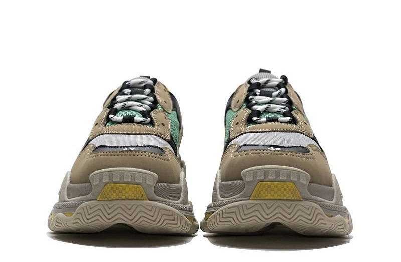 Balenciaga Triple S Green Yellow Reps (4)