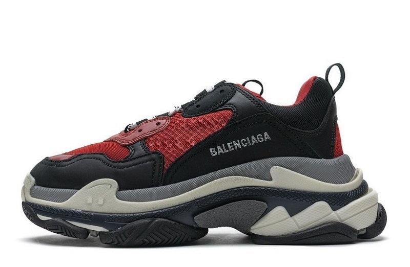 Balenciaga Triple S Black Red Grey Reps (1)