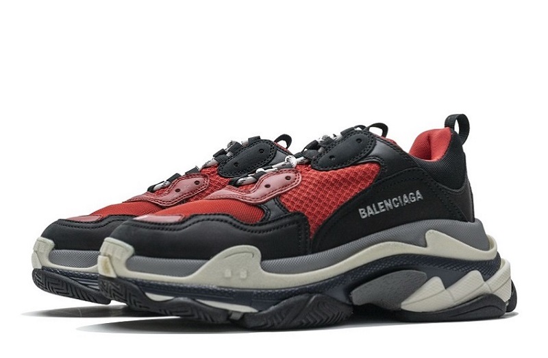 Balenciaga Triple S Black Red Grey Reps (3)