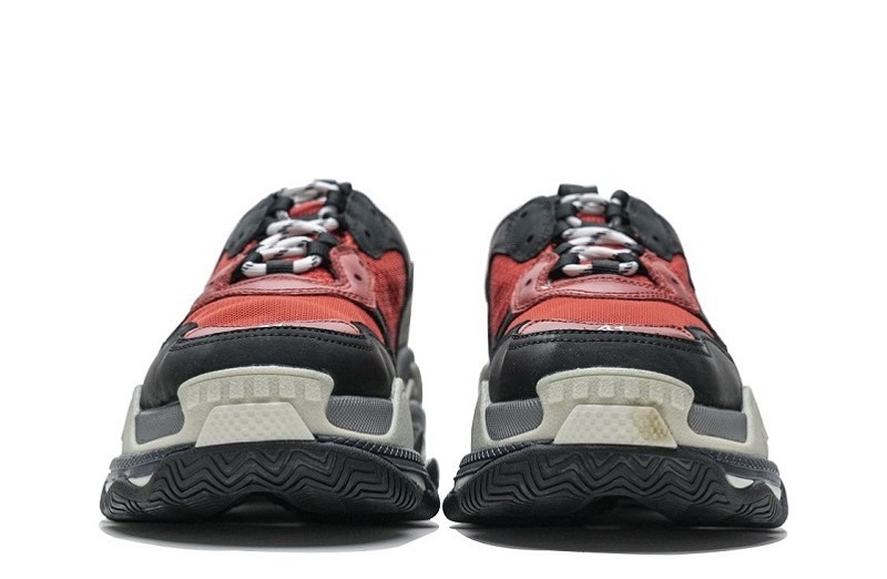 Balenciaga Triple S Black Red Grey Reps (4)