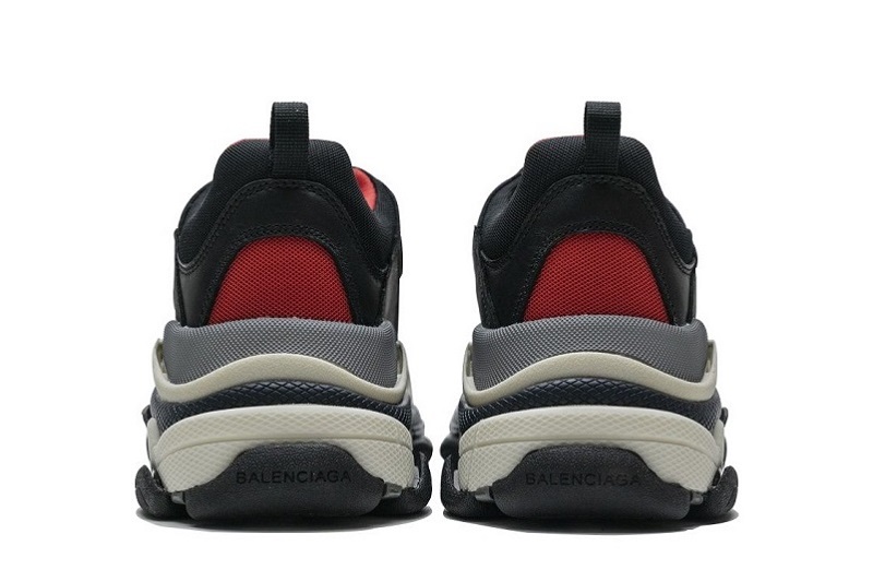 Balenciaga Triple S Black Red Grey Reps (5)