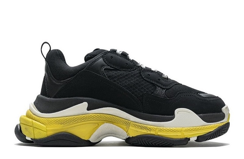 Balenciaga Triple S Black Yellow Reps (2)