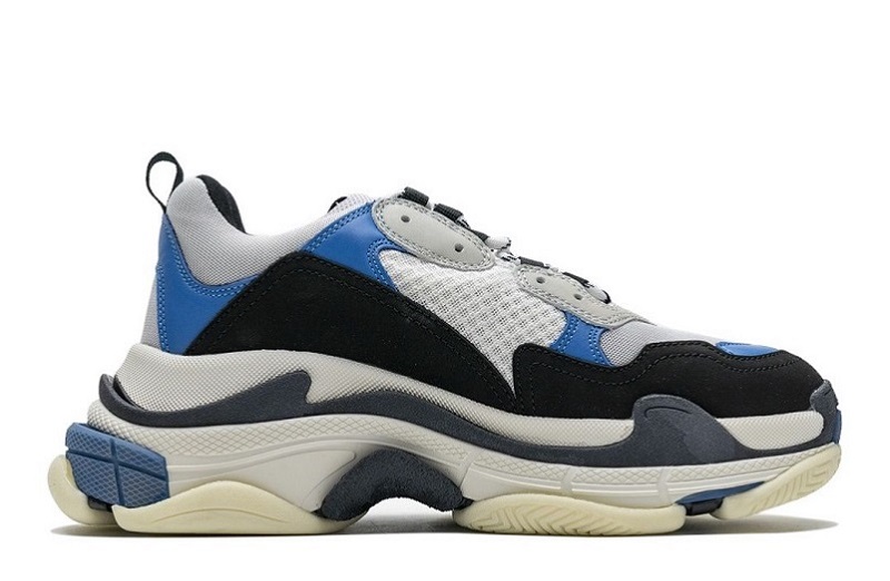 Balenciaga Triple S Black Grey Blue Reps (2)