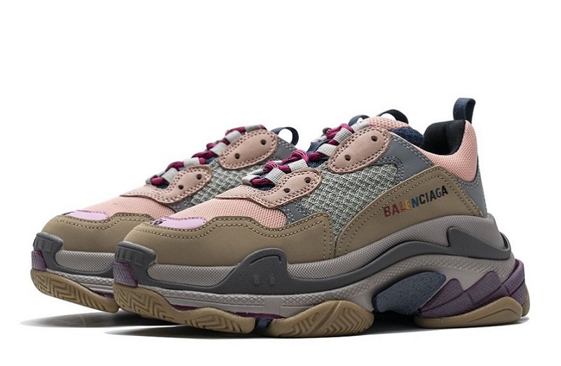 Balenciaga Triple S Grey Pink Reps (3)