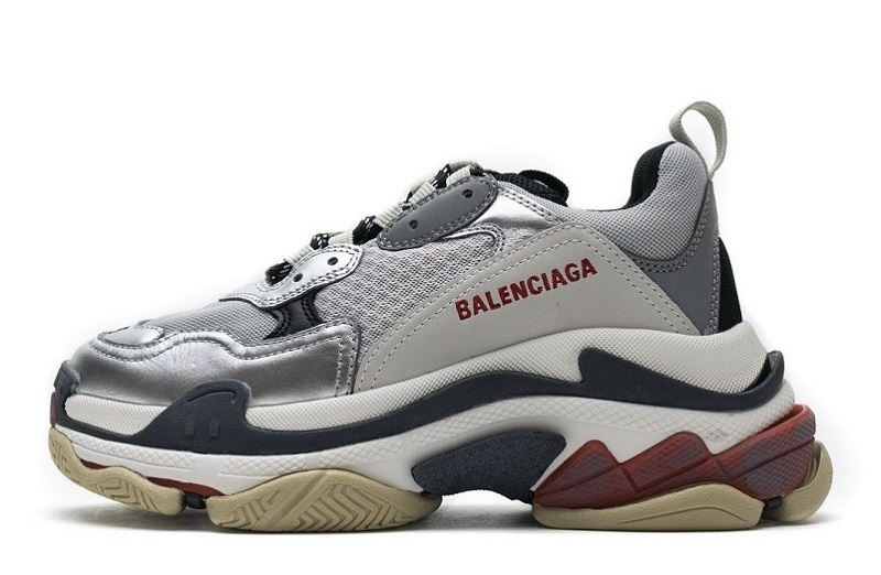 Balenciaga Triple S Grey Silver Reps (1)