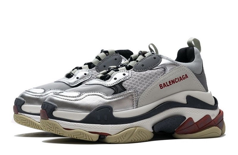 Balenciaga Triple S Grey Silver Reps (3)