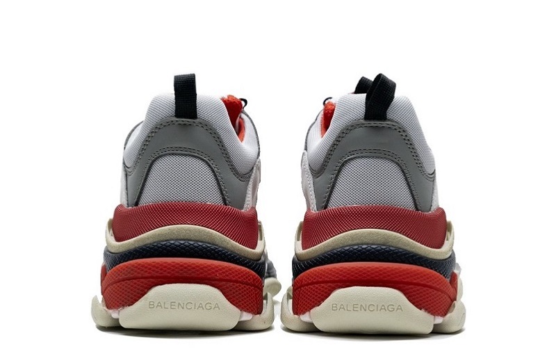 Balenciaga Triple S Red White Dark Grey Reps (5)