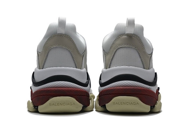 Balenciaga Triple S White Dark Grey Red Reps (5)