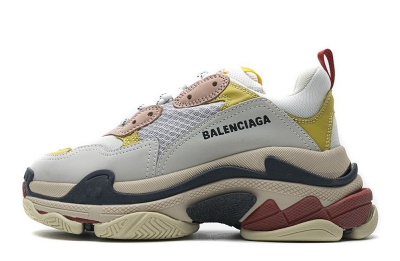 Balenciaga Triple S Black Yellow Pink Reps (1)