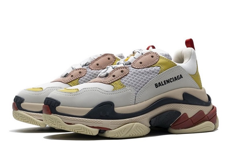 Balenciaga Triple S Black Yellow Pink Reps (3)