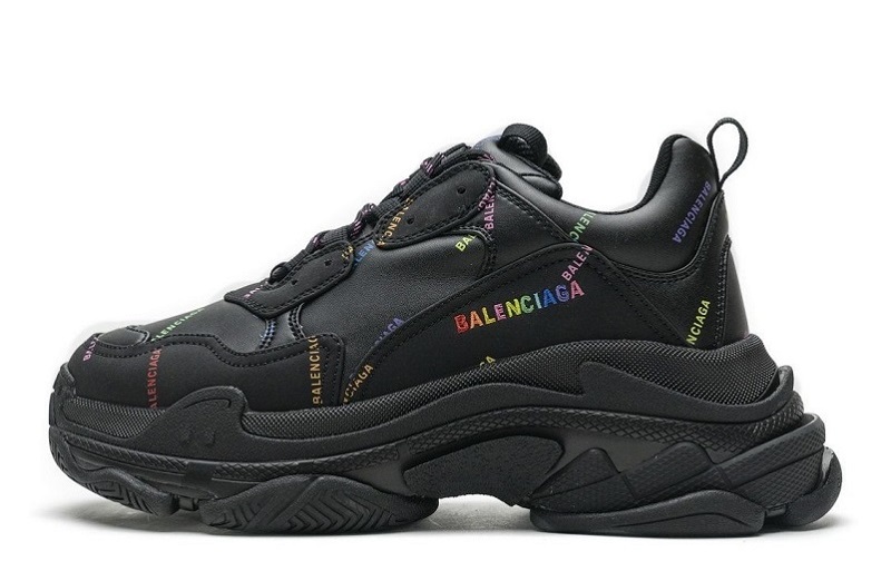 Balenciaga Triple S Letter Colorful Reps (1)