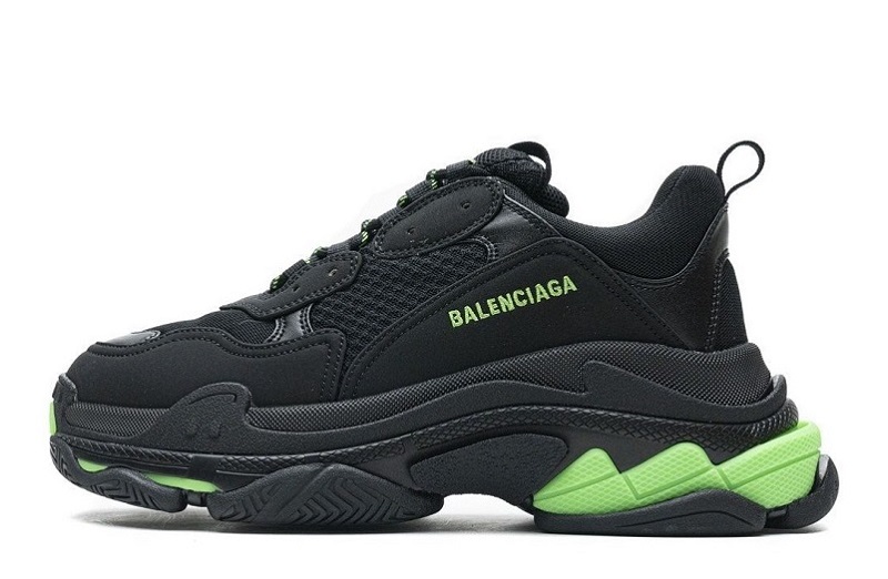 Balenciaga Triple S Black Green Reps (1)