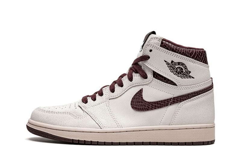 A Ma Maniere x Air Jordan 1 High Burgundy Crush Reps (1)