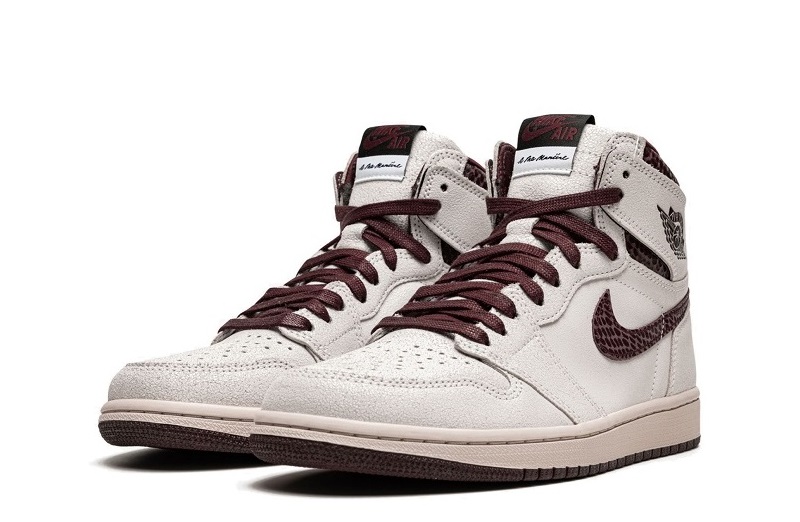 A Ma Maniere x Air Jordan 1 High Burgundy Crush Reps (2)