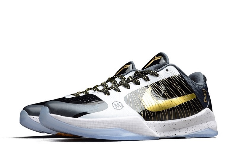 Nike Kobe 5 Black White Gold Reps (3)