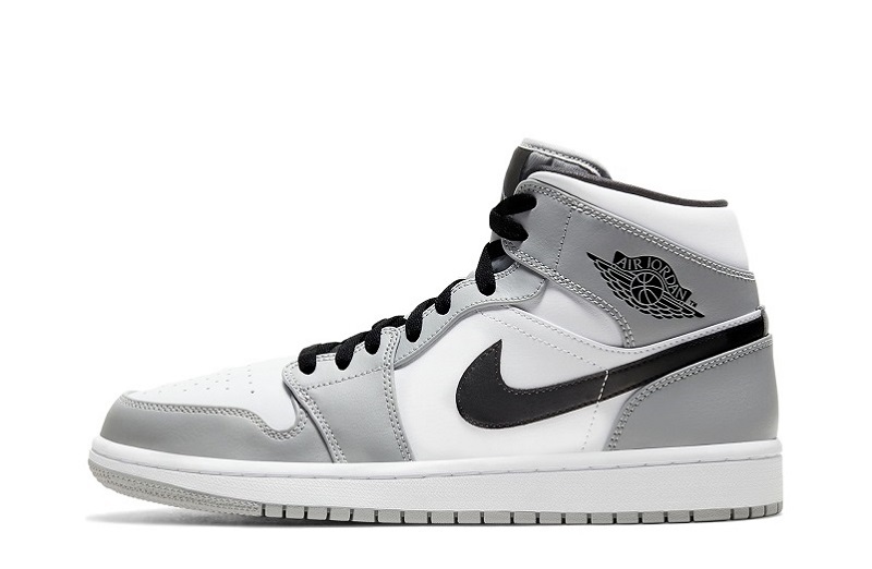 Air Jordan 1 Mid Light Smoke Grey Reps (2)