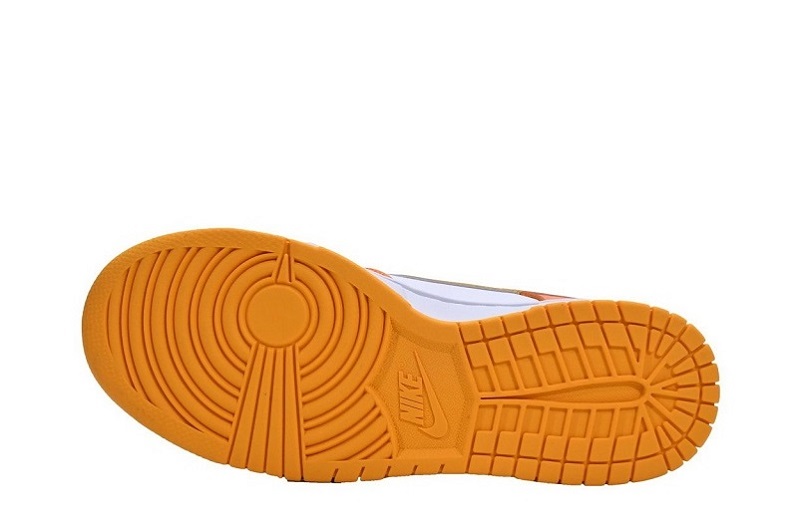 Nike Dunk Low White/Orange Blaze-Gold Reps (4)