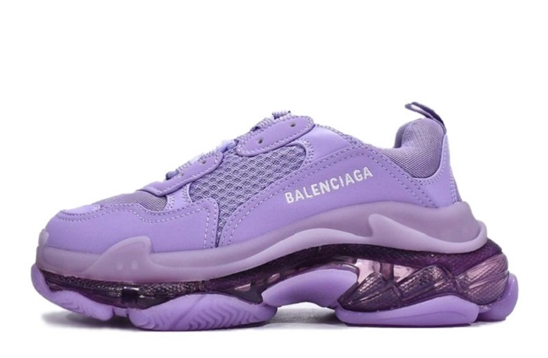 Balenciaga Triple S Clear Sole Purple Reps (1)