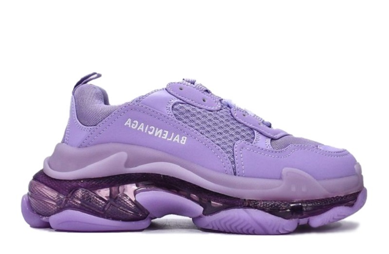 Balenciaga Triple S Clear Sole Purple Reps (2)