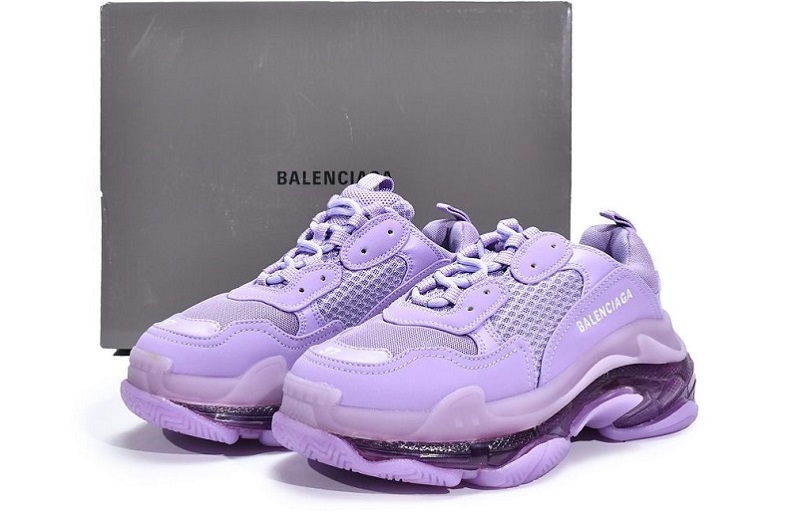 Balenciaga Triple S Clear Sole Purple Reps (3)