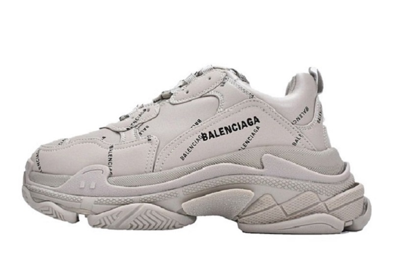 Balenciaga Triple S Letter Beige Reps (1)