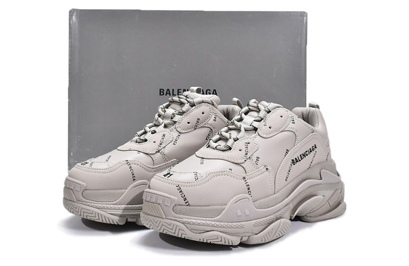 Balenciaga Triple S Letter Beige Reps (3)