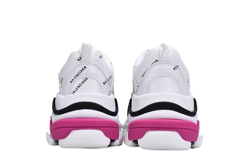 Balenciaga Triple S Letter White Rose Red Reps (4)