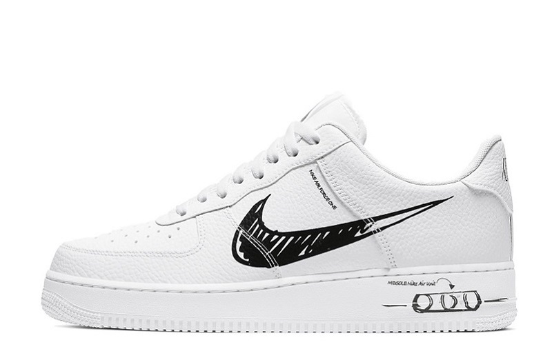 Nike Air Force 1 Low Sketch Pack Black Reps (1)