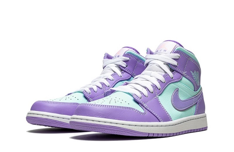 Air Jordan 1 Purple Pulse Reps Mid Sneakers (2)